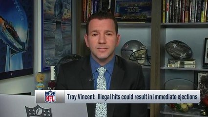 Troy Vincent: Illegal hits could result in immediate ejections