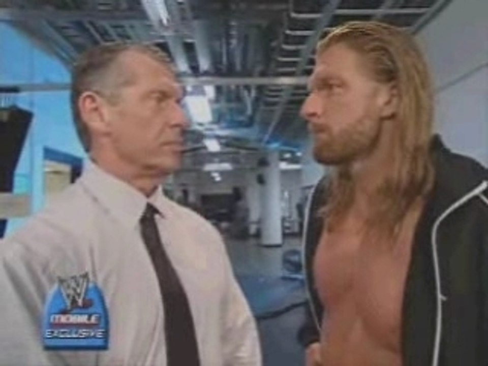 vince makes hhh vs umaga at no mercy