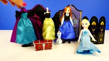 FROZEN Disney Store Elsa Mini Doll Wardrobe Playset Outfits Clothing Furniture Shoes with