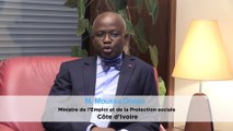 Commission Emploi en Santé & Croissance économique : M. Dosso, Ministre ivoirien de l'Emploi
