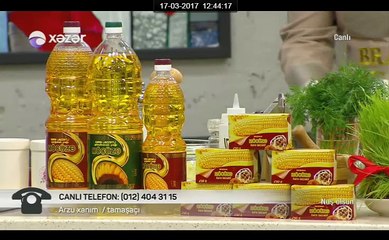 17.03.2017 - Xəzər - Nuş olsun - Möcüzə yağ (efirə zəng)