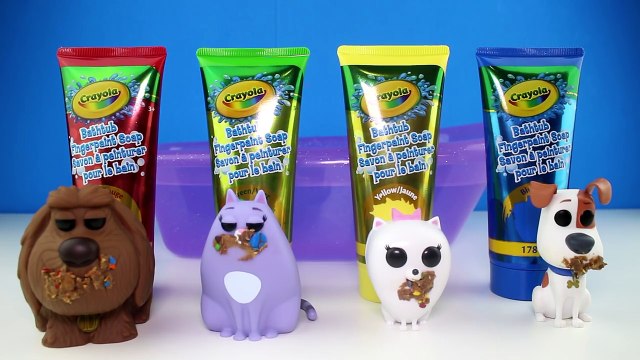Secret Life of Pets Bath Tub Time Finger Paint Soap - Colors, Orbeez, Toy Surprises & Bubb