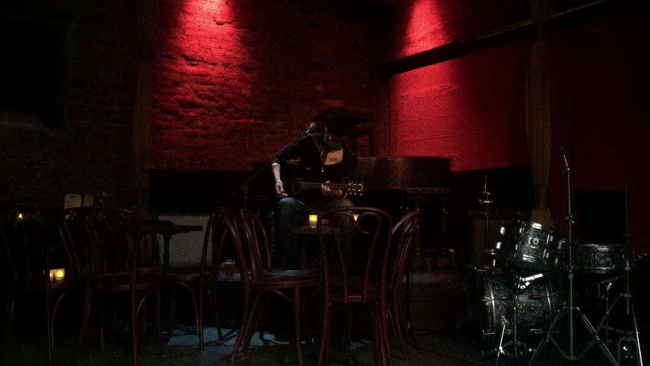 Slim Paul of Scarecrow performs live acoustic blues in NYC