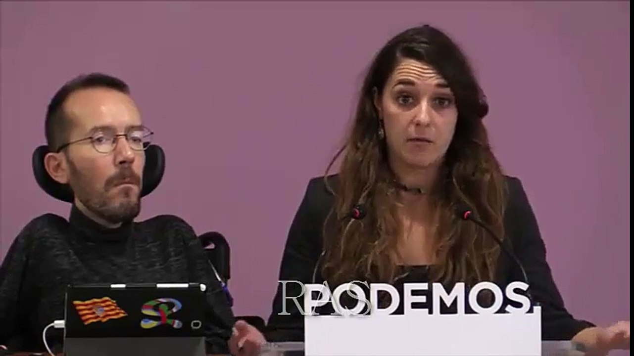 Rueda de prensa tras reunión del consejo de coordinación (Podemos)