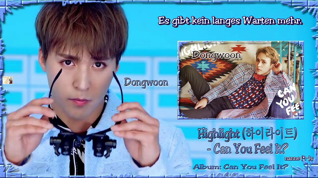 Highlight - Can You Feel It k-pop [german Sub]