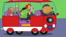 Wheels On The Bus Go Round And Round Nursery Rhymes Caillou Peppa Pig Play-Doh