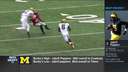 What's the earliest and latest Jabrill Peppers could get drafted?