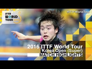 2016 Korea Open Highlights: Masataka Morizono vs Benjamin Brossier (Pre)