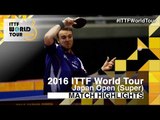 2016 Japan Open Highlights: Simon Gauzy vs Marcos Freitas (R16)