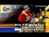 2016 Japan Open Highlights: Fan Zhendong vs Gustavo Tsuboi (R16)