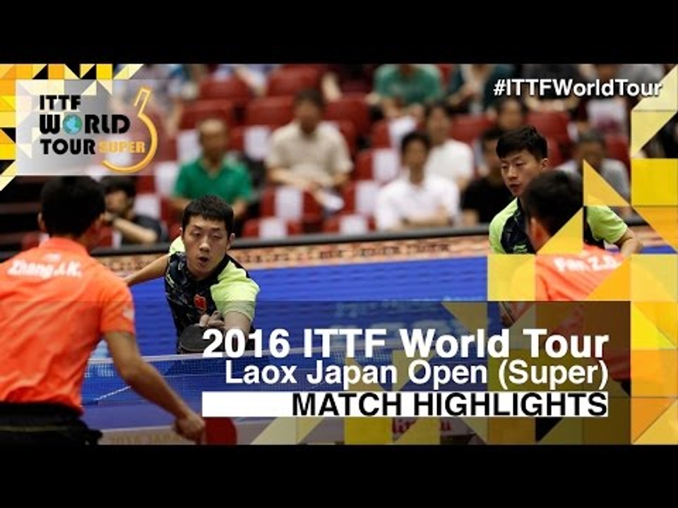 2016 Japan Open Highlights: Ma Long/Xu Xin vs Zhang Jike/Fan Zhendong (1/2)