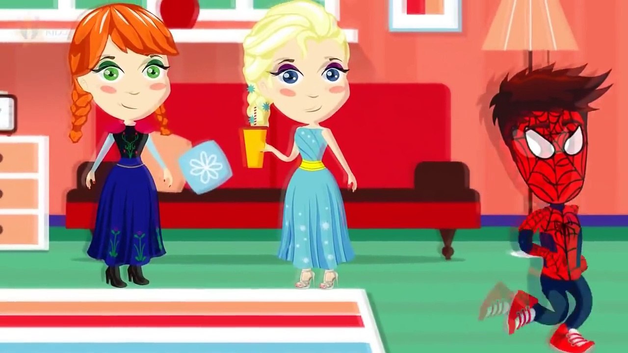 Frozen Elsa Needs to Pee - Spiderman Toilet Prank - Superhero Funny Pranks