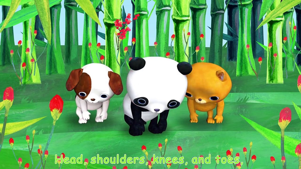 Five Little Pandas Jumping on the Bed | + More Nursery Rhymes & Kids Songs - ABCkidTV