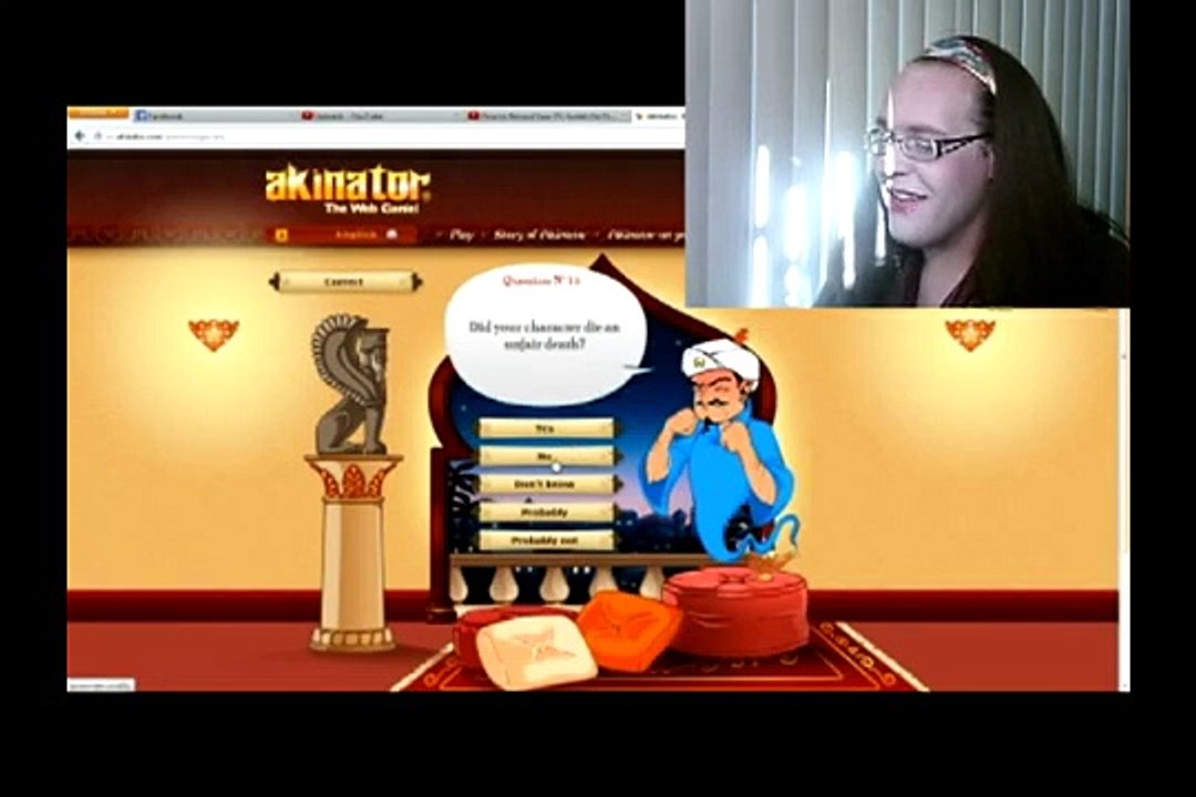 Shaniqua Reacts to Akinator The Web Genius