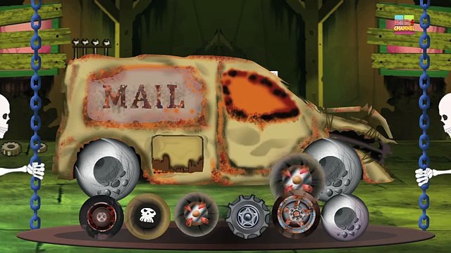 Автомобиль гараж Хэллоуин страшно буксировать грузовая машина видео |