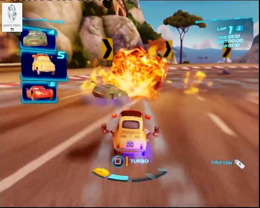 Cars 2 Game - Team Lightning Luigi - Casino Tour - Disney Car