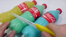 Coca Cola Real Milk Pudding DIY How To Make Gummy Learn Colors Syringe Slime Toy Surprise
