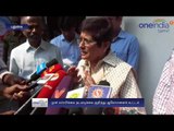 Puducherry: Kiran Bedi reviews monsoon arrangments  - Oneindia Tamil