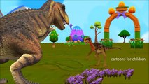 3D Dinosaurs Cartoon Animation Nursery Song | Johny Johny Yes Papa Kids Rhymes 3D Dinosaur