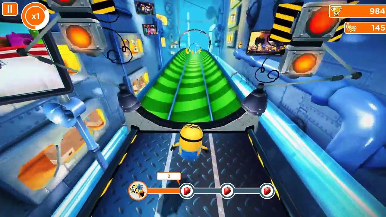 ☻☺ Прохождение игры Гадкий Я Minion Rush 3 уровень Despicable Me 3 level Walkthrough☻☺