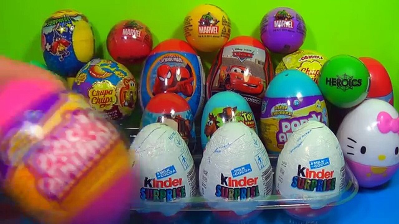 Parte Anymals 2! 1 de 20 de Kinder Sorpresa y huevos Sorpresa de Bob esponja Coches de Hello Kitty