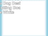 Rikki Knight RKLGCB436 Shih Tzu Dog Design Glass Cutting Board Large White