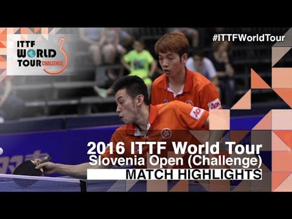 2016 Slovenia Open Highlights: Wong Chun Ting/Ho Kwan Kit vs Lee Sangsu/Jung Youngsik (Final)
