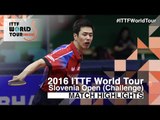 2016 Slovenia Open Highlights: Jun Mizutani vs Joo Se Hyuk (1/2)