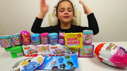 Surprise Eggs, Maxi Kinder Surprise, Peppa Pig, My Little Pony, Dory, Barbie, Shopkins, Trolls