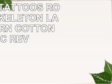 US Handmande SKULLS RED ROSES TATTOOS ROCKABILLY SKELETON LATINO PATTERN COTTON FABRIC