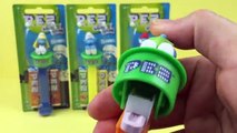 Smurfs PEZ Candy Dispensers, Smurfette, Happy Smurf, Papa Smurf, Brainy Smurf
