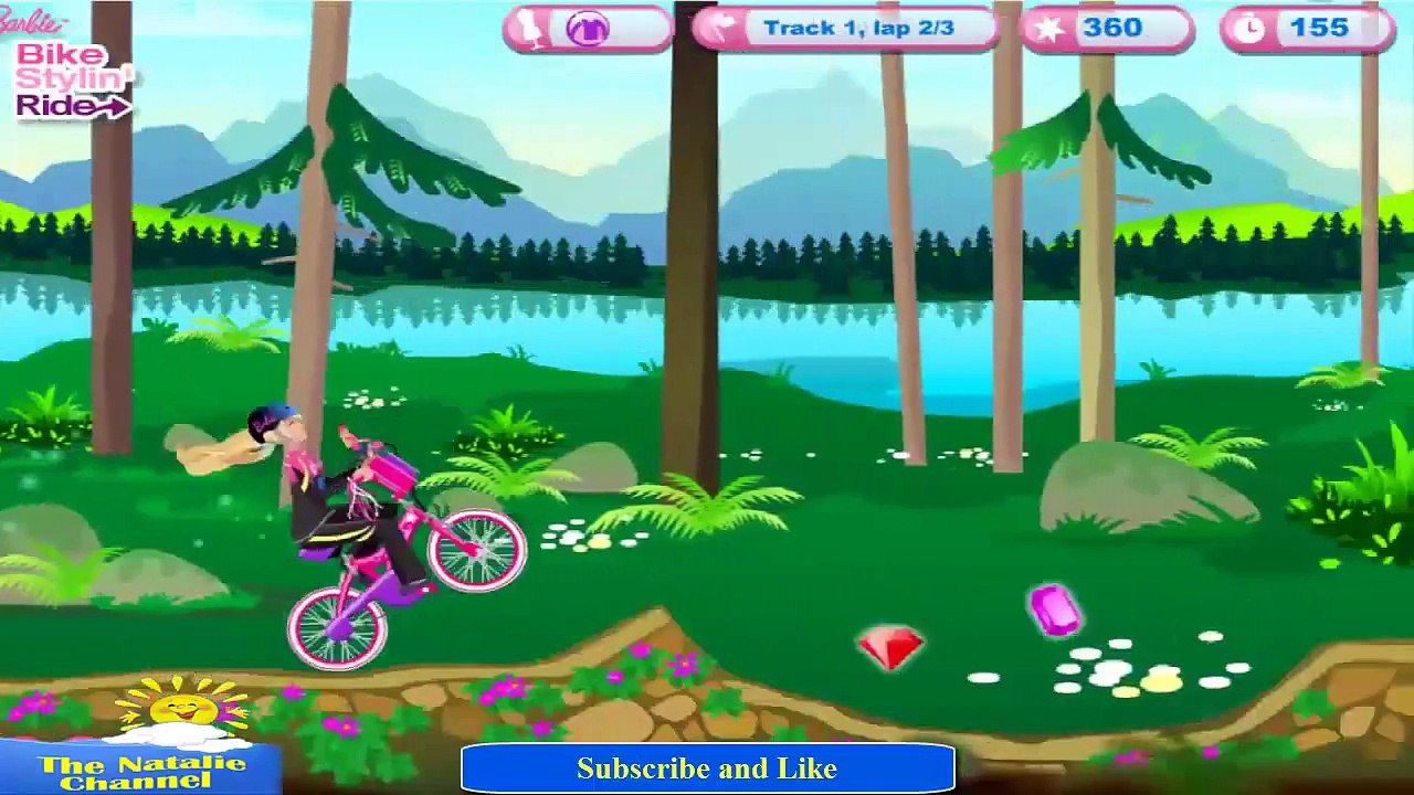 barbie game bike