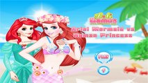 Ariel Mermaid Vs Human Princess - Dress Up and Make Up Games for Girls - New HD