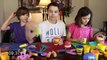INSIDE OUT CHALLENGE x 2 - Movie Night Fun w/ Playdoh & Clothes (FUNnel Vision Disney Sill