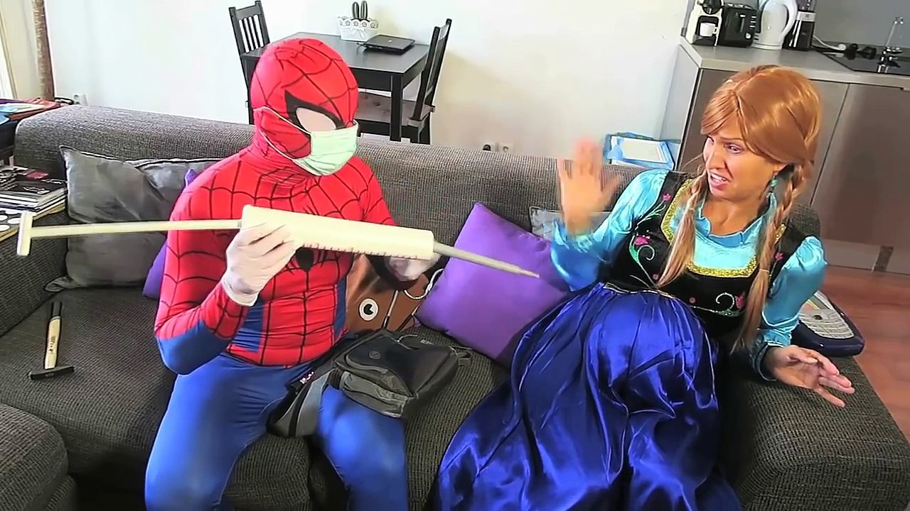Double Pregnant FROZEN ELSA vs DOCTOR! w/ Spiderman vs Joker Maleficent Hulk Baby - Superh
