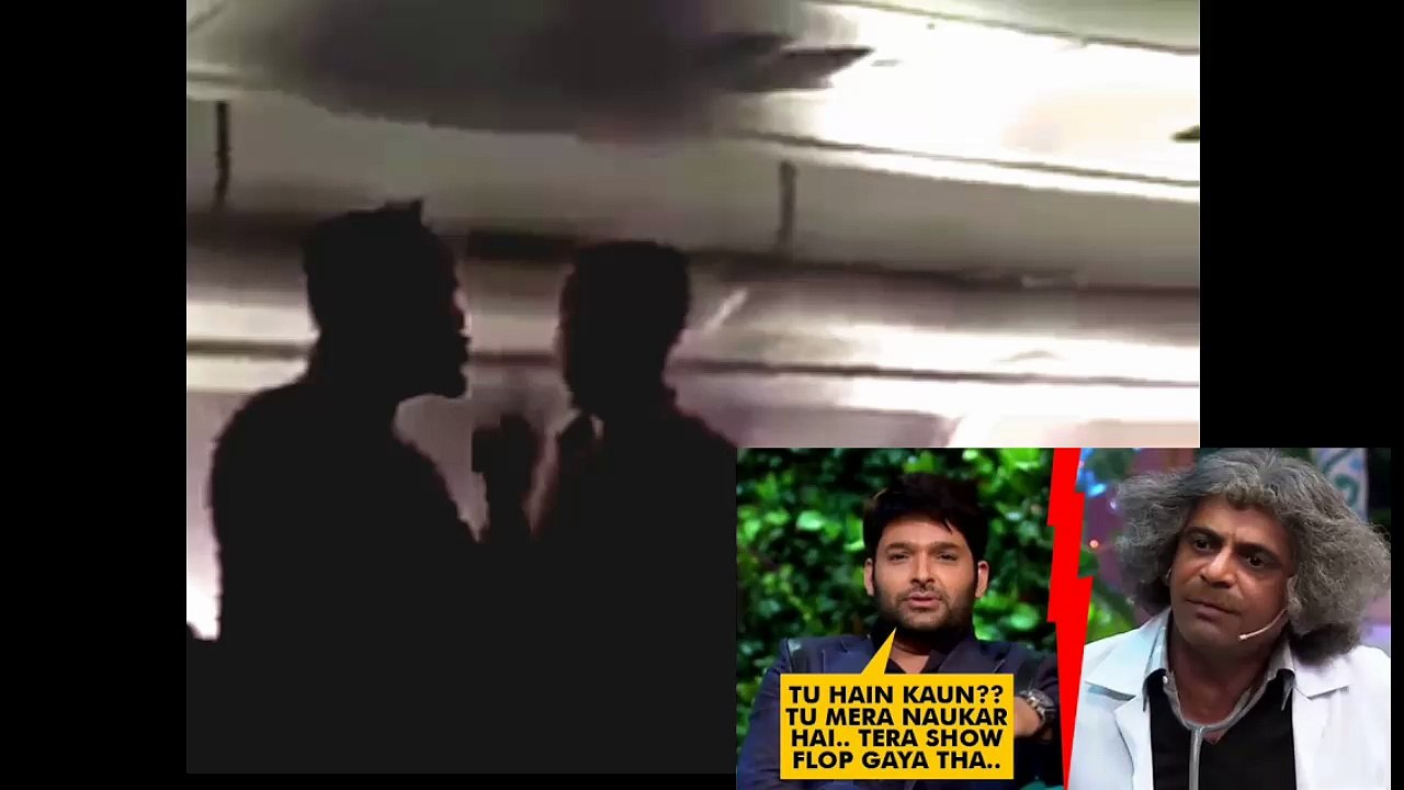 Kapil Sharma Fight Scene In Plane With Sunil Grovar