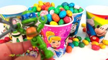 M&M Surprise Cups Disney TMNT Toy Story Hello Kitty Learn Colors Play Doh Dorami Animals Molds Kids-8t-Z9NwOIv0