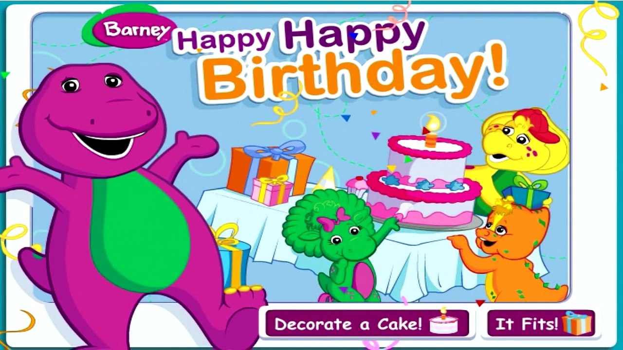Barney Happy Birthday Barney And Friends Games Happy Birthday