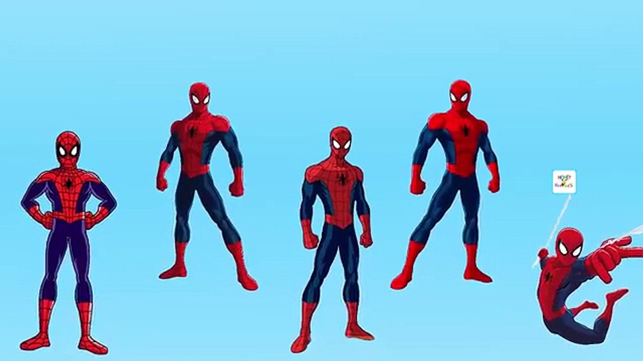Spiderman Cartoon Finger Family Nursery Song | Spider-man Daddy Finger Song