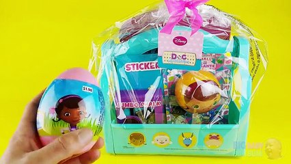 Big Baby Bum Bum Surprise Egg Caddy! Doc McStuffins Edition!