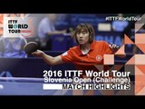 2016 Slovenia Open Highlights: Zhu Chengzhu vs Chiara Colantoni (Qual)