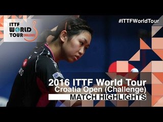 2016 Croatia Open Highlights: Miu Hirano vs Hitomi Sato (Final)