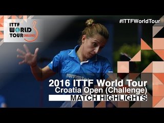 2016 Croatia Open Highlights: Samara Elizabeta vs Lin Ye (R32)