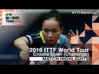 Descargar video: 2016 Croatia Open Highlights: Mima Ito vs Manika Batra (U21-R16)