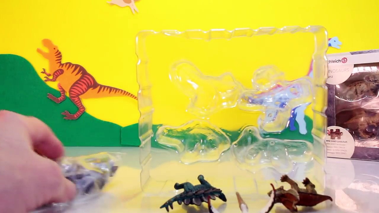 Toy Dinosaurs 4-Pack   Dinosaur Jigsaw Puzzle with Prehistoric Landscape by Schleich-Po5pqW4euCc