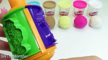 Learn Colors Play Doh Ice Cream Popsicle Peppa Pig Elephant Molds Fun & Creative for Kids