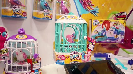 Little Live Pets TOY FAIR 2016 Tweet Talking Bird, Lil Frog, Turtle, Mouse, Snuggles Puppy-aPADY9zqN6w