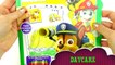 Nickelodeon PAW PATROL Coloring RUBBLE with CRAYOLA Color and Shapes Sticker Activities Book-K5veYfpaQYU