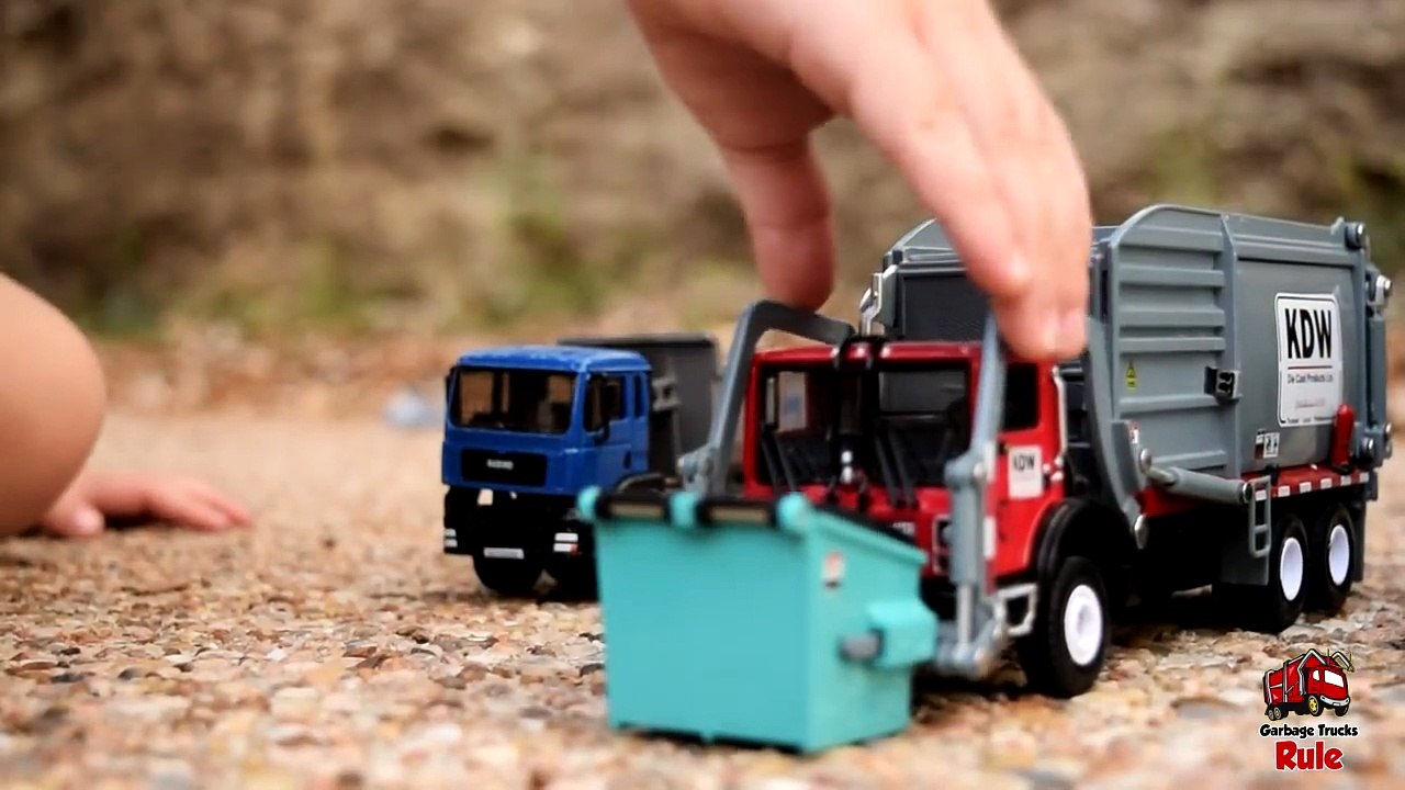 Garbage Truck Videos For Children l 'Let's Go Pick Up The Trash!' l Garbage Trucks Rule-cZjWm1EUNzc