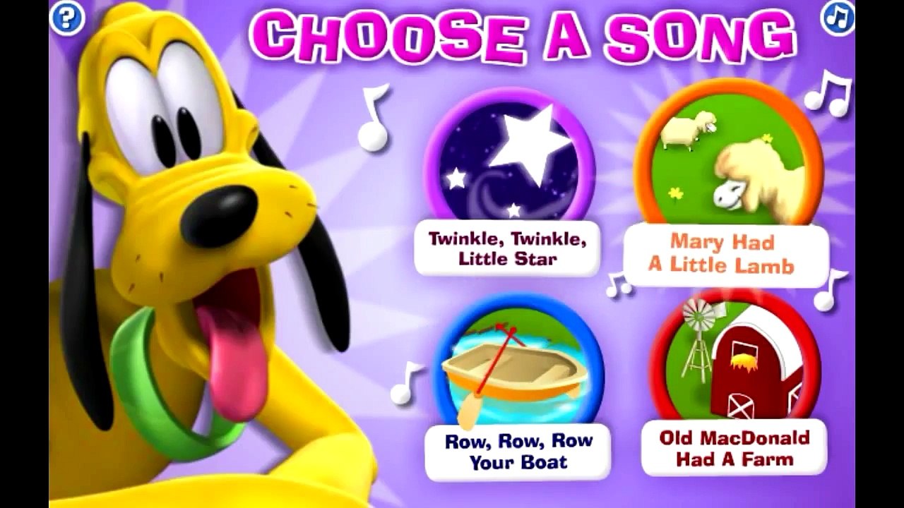Mickey Mouse Clubhouse Game - Plutos Musical Maze - Playhouse Disney - Games - HD Lets w